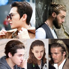7Pcs Metal Hair Headband Set Wave Style Hoop Band Comb Sports Hairband Men Women