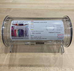 The Home Edit Clear Plastic Round Headband Holder BPA-Free Recyclable