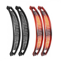 2-4× Women Clincher Combs Banana Clip Grip Fishtail Fish Hair Clip Banana Combs