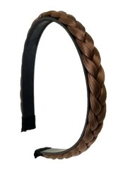 0.5″ Synthetic Hair Headband Braided Plaited Plait Band Hairband Women Girl