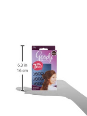 Goody Slideproof Mini Spin Pins – 3 Ct, Assorted Colors, Spiral Hair Pins, Quick