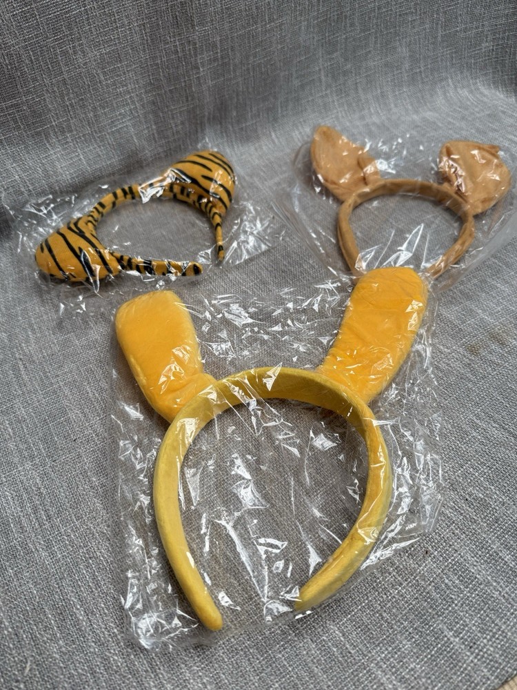 Animal Ear Headbands Rabbit Tiger Pig Farm Dress Up Halloween Tigger Ears