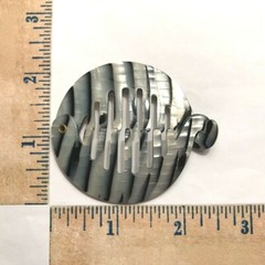 Banana Fish Clip Comb Round Circle Women Hair Ponytail Holder New Made in France