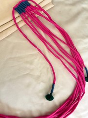 Handmade Multicolor Pom-Pom Thread Hair String