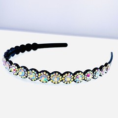 USA MOGHANT Acrylic Handmade Hairband Headband Rhinestone Crystal Elegant AB