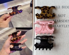 Elegant Butterfly Hair Clip, Pink Decorative 4 Count (Pack of 1), Style-B