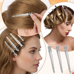 500x Silver Metal Duck Bill Hair Clips for Women -Hair Styling,Hair Coloring Lot