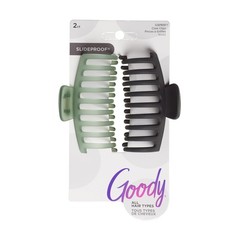 SlideProof Classics Medium Claw Clips – 4 Ct, Assorted Neutrals, Hair Styling