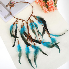 Native American Headdress,Indian Headdress,Boho Indian Feather Headband,Hippie H