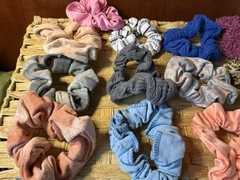 Lot Of 13 Scrunchies Multi Colors Beauty Hair Care For Styles To Hold Hair Back
