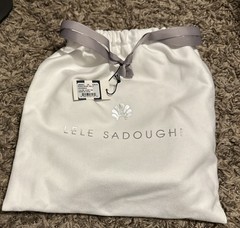 NWT $150 Lele Sadoughi Knotted Kelly Headband Crown Bridal Pearls Preppy Brunch