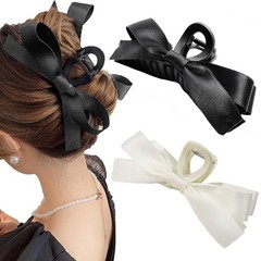 Sizobi Bow Claw Clips, Bow Hair Clips White Hair Bows, Hair Accessories for W…