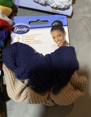 Vintage NOS Lot Of Goody Hair Scrunchie Ponytail Holders Lot Of 4 Packs 17 Piece