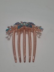 VOCOSTE Women Rhinestone Inlaid Flower Hair Comb Hair Accessory Hair Side…