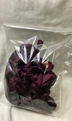 100% Mulberry Silk Hair Bonnet in Burgandy + Free Hair Scrunchie