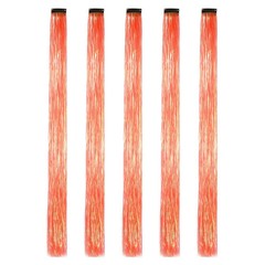Colorful Tinsel Hair Extensions Clip in Synthetic for Women Girls Christmas Gift