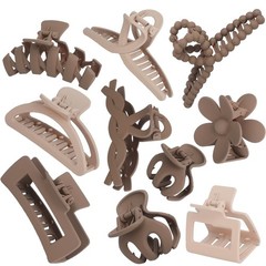 10 PCS NonSlip Flower Hair Claw Jaw Clips Clamp Accessories Women Girls