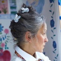 SOCKS APPEAL Hair Clip Flower Bunny Nathalie Lete Collaboration