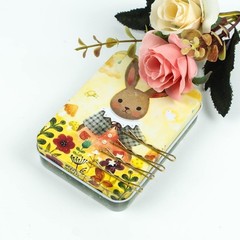 Mini Bobby Pins Blonde with Cute Case, 200 CT 1.38 Inch Small Hair Bobby Pins fo