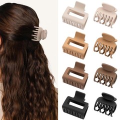 8Pcs Medium Hair Clips for Women 2 Styles 1 Count (Pack of 8), Matte