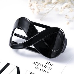 Flat Hair Clips for Thick Thin Hair, Round Lay Down Claw Clips for Women