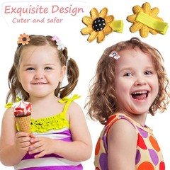 28PCS Cute Hair Clips Set Colorful Snap Barrettes for Girls Kids Teens Fashion