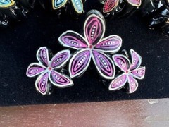1 New flowers Gorgeous Hair Clip Painted Hand made Hair Accessories US Seller