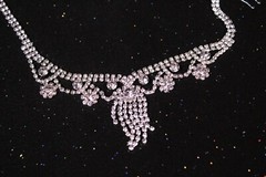 Floral Crystal Forehead Hair Combs Bridal Rhinestones Fringe Head Chain