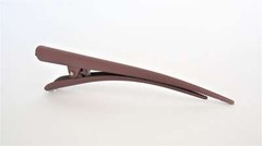 Burgundy wine acrylic alligator hair clip for fine thin hair