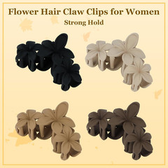 Large Matte Claw Hair Clips for Women – 4.5 Inch Non-Slip Strong Hold Clips for