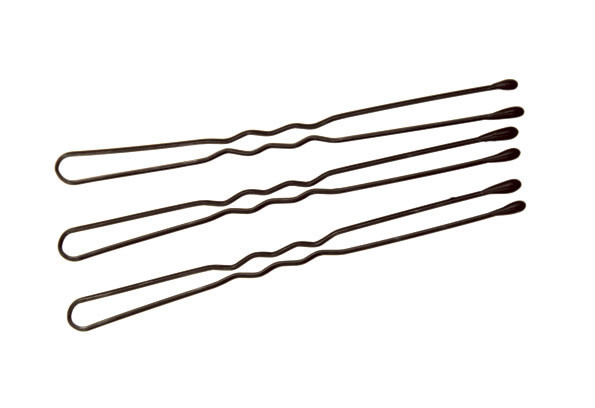 DEFECTIVE MISSING TIPS UNEVEN BLACK STRAIGHT HAIR PINS LOT 295 BUN 1.75″ LOOSE