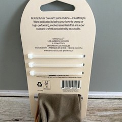 Kitsch Recycled Fabric Non-Slip Active Headbands 3pc Solid Neutral Colors