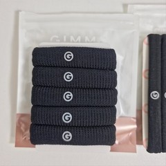 GIMME BEAUTY Thick & Long Hair Bands Tie Lot of 3 Packs (16 Bands Total)