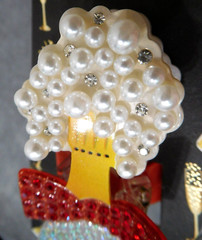 piper * k POP CHAMPAGNE BOTTLE HAIR CLIP rhinestone bridal party gift wrap