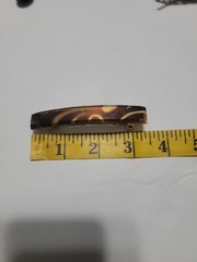 Hair Barrette Metal Women Claw Jaw Clip Colorful Brown And Gold Vintage