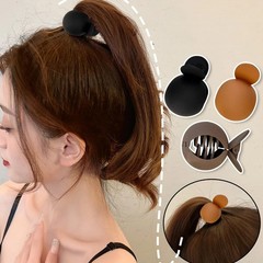 Pony Tail Clip 2 Pack Creative Fish Claw Korean Style Nonslip Hair Clamp Women