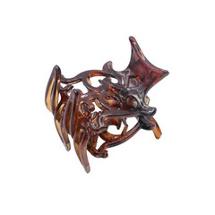 Parcelona French Intricate Four 1 Count (Pack of 1), Tortoise, Shell, Brown