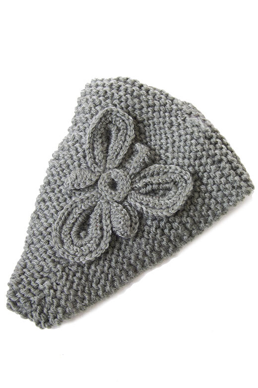 Do Everything in Love Women’s Floral Soft Winter Warm Solid Color Knit Headband