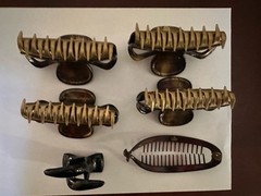NEW Camila Paris Hair Clip Lot Of 6 – Tortoise Shell Claw Clips Banana Octopus