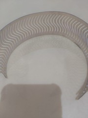 Golden Metallic Wave Pattern headpiece Hair Accessory For Woman Wedding Party