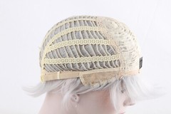 Pixie Cut Synthetic Short Gray Pixie Hair Cut Wig With Bangs Layered Wig Fashion