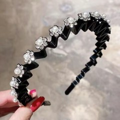 Headband Women Girl Hair Accessories Pearl Hair Band Simple Hair Loop Clip