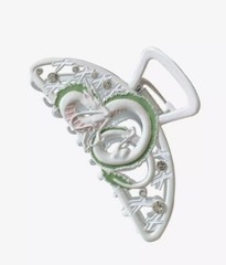 Studio Ghibli Spirited Away Haku White Claw Hair Clip Licensed Anime NWT