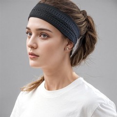 Headband Thin Stretch Sports Yoga Gym Hair Band Wrap Sweatband Womens Mens