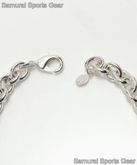 Sandy Liang Double Heart Necklace Silver & Gold Pendant 45cm Chain