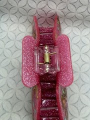 The Winx Club X SHEIN Stylish Shiny Rose Pink Printed Hair Clip Bloom Stella