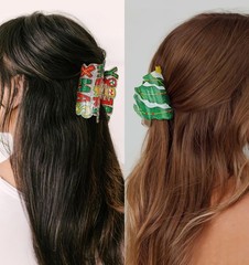LILIE&WHITE Christmas Hair Clips For Women With 1 Count (Pack of 1), HC22321A