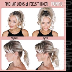 3-Pc Set – Small, Medium & Large Bendable Hair Ties | No Damage Volumizing Po…