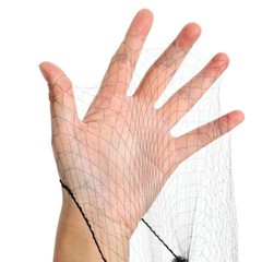 100PCS Invisible Hair Net Black Mesh Hairnet Hair Net for Men Adults Women