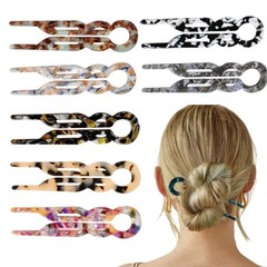 4 PCS 4.3 in Small French Hair Pins for Women, Prestige Hair Pins for All Hair